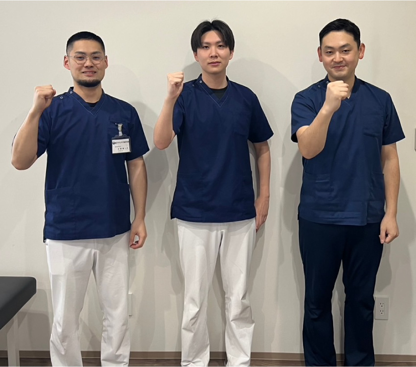私たち「理学療法士」が専門的なリハビリや充実した物理療法機器で治療いたします!